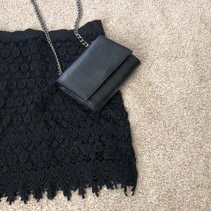 ✨BLACK LACE DETAIL SKIRT FOR ANY OCCASION✨